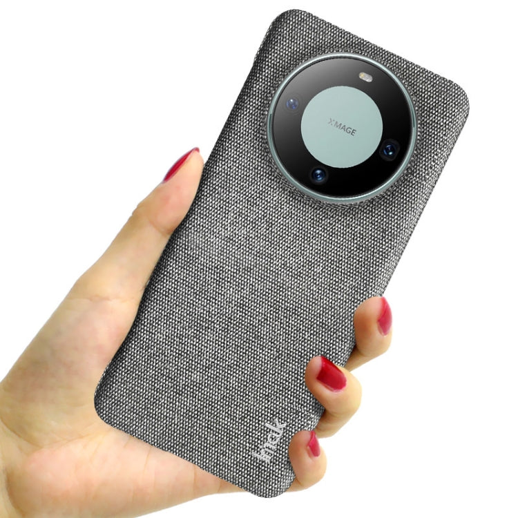 For Huawei Mate 60 Pro / 60 Pro+ imak Ruiyi Series Cloth Texture PU + PC Phone Case(Light Grey) by imak