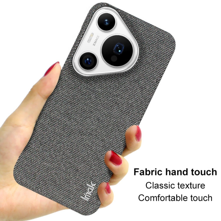 For Huawei Pura 70 Pro / 70 Pro+ imak Ruiyi Series Cloth Texture PU + PC Phone Case(Dark Grey) by imak