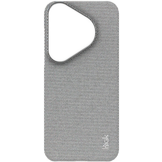 For Huawei Pura 70 imak Ruiyi Series Cloth Texture PU + PC Phone Case(Light Grey) by imak