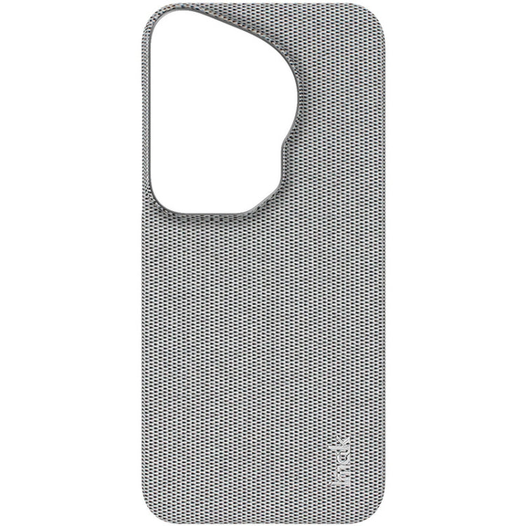 For Huawei Pura 70 Ultra imak Ruiyi Series Cloth Texture PU + PC Phone Case(Light Grey) by imak