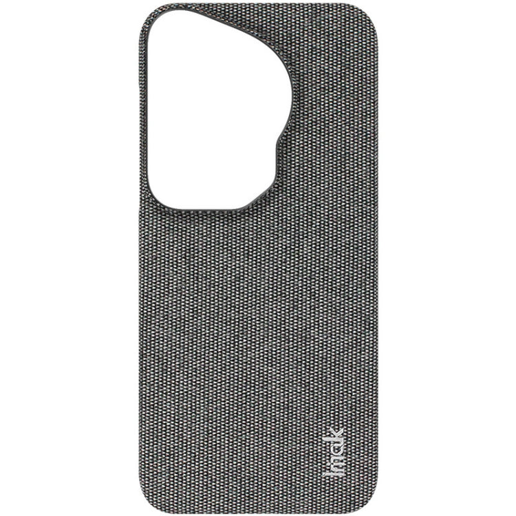 For Huawei Pura 70 Ultra imak Ruiyi Series Cloth Texture PU + PC Phone Case(Dark Grey) by imak