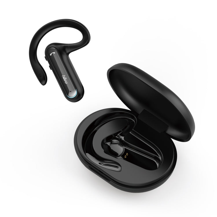 Hileo Hi8 Wireless Single Ear Hook Handsfree Call Noise Reduction In-ear Earphone(Black) by Hileo