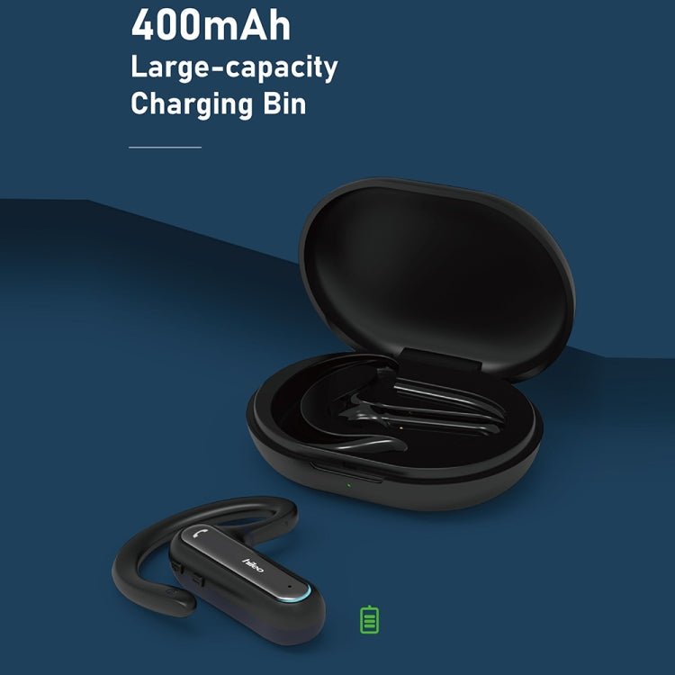 Hileo Hi8 Wireless Single Ear Hook Handsfree Call Noise Reduction In-ear Earphone(Black) by Hileo