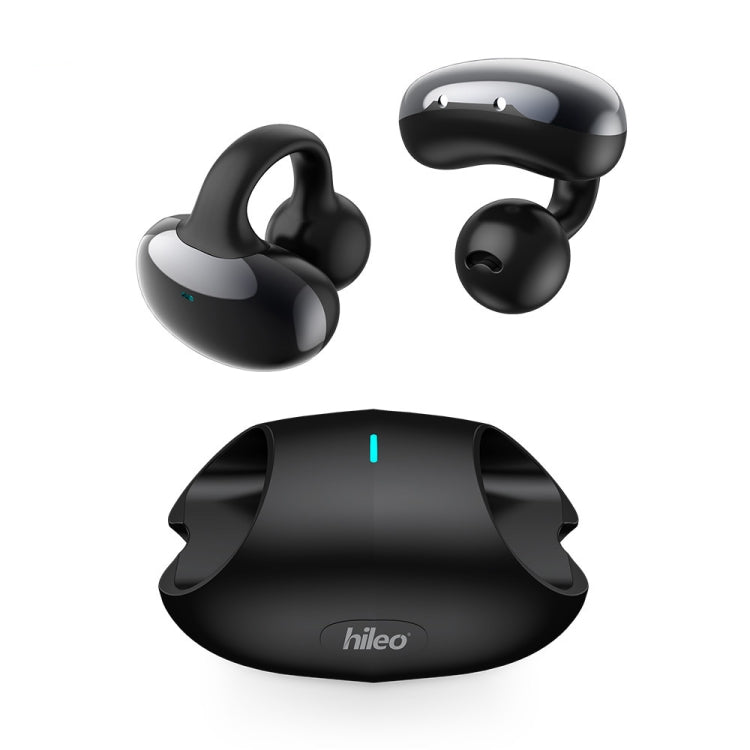 Hileo Hi80 TWS Wireless Bluetooth IPX5 Waterproof In-ear Sports Noise Reduction Earphone(Black) by Hileo