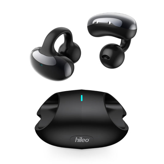 Hileo Hi80 TWS Wireless Bluetooth IPX5 Waterproof In-ear Sports Noise Reduction Earphone(Black) by Hileo