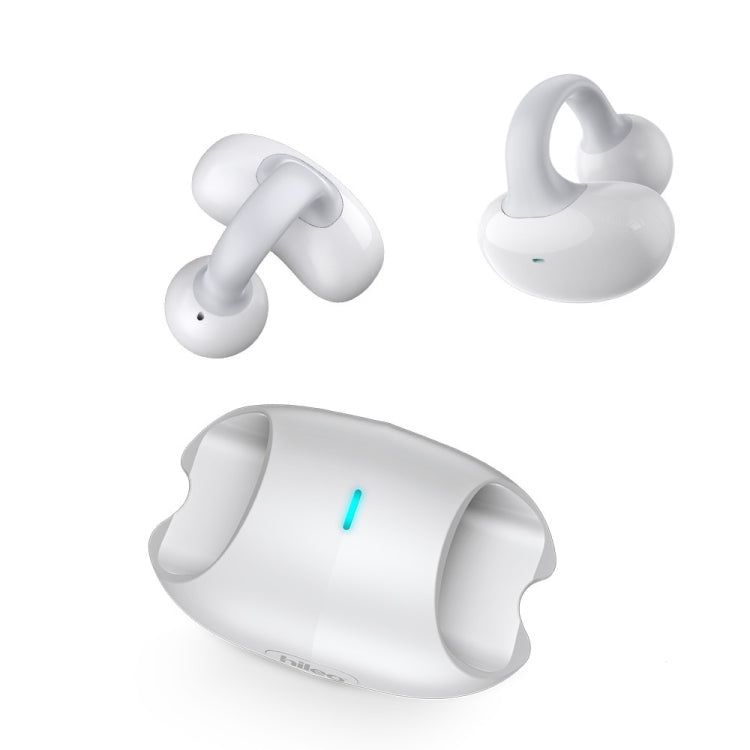 Hileo Hi80 TWS Wireless Bluetooth IPX5 Waterproof In-ear Sports Noise Reduction Earphone(White) by Hileo