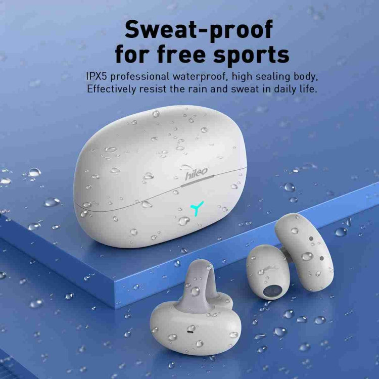 Hileo Hi82 TWS Wireless Bluetooth In-ear Sports Noise Reduction Earphone(White) by Hileo
