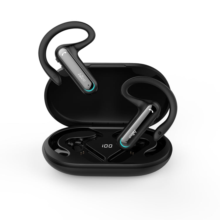 Hileo Hi90 TWS Wireless Bluetooth IPX4 Waterproof Earphone(Black) by Hileo