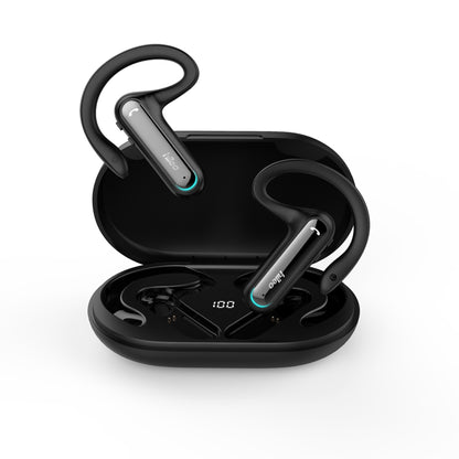 Hileo Hi90 TWS Wireless Bluetooth IPX4 Waterproof Earphone(Black) by Hileo