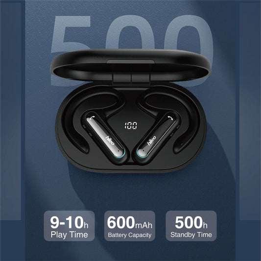 Hileo Hi90 TWS Wireless Bluetooth IPX4 Waterproof Earphone(Black) by Hileo
