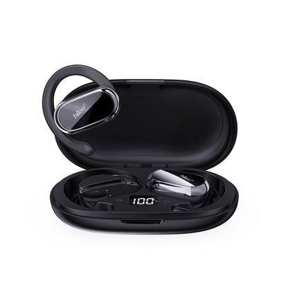Hileo Hi92 LED Display TWS Wireless Bluetooth IPX5 Waterproof Noise Reduction Earphone(Black) by Hileo