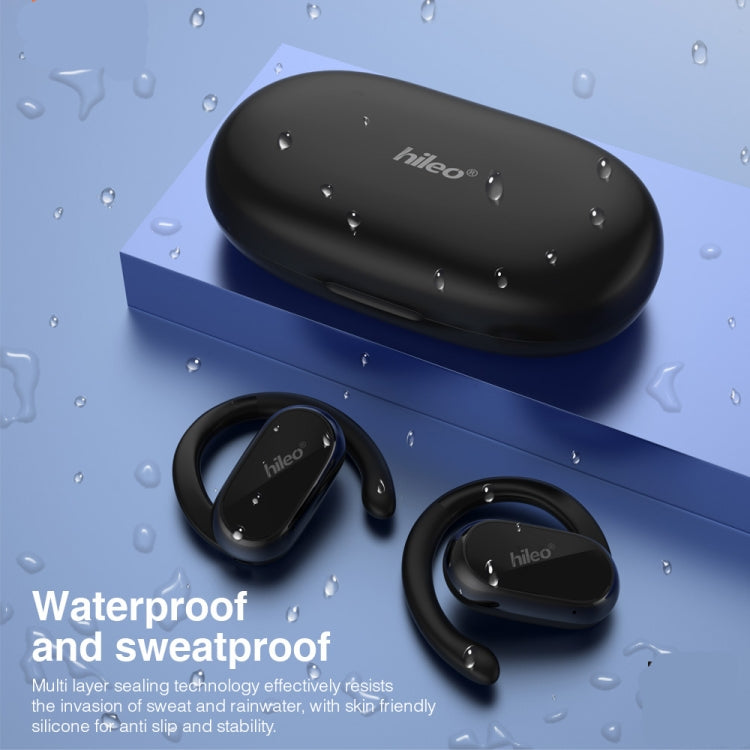 Hileo Hi92 LED Display TWS Wireless Bluetooth IPX5 Waterproof Noise Reduction Earphone(White) by Hileo
