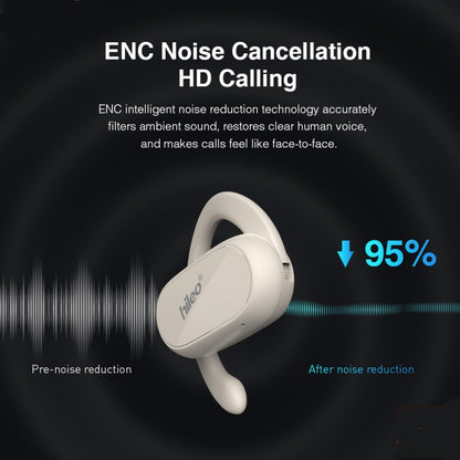 Hileo Hi92 LED Display TWS Wireless Bluetooth IPX5 Waterproof Noise Reduction Earphone(Black) by Hileo