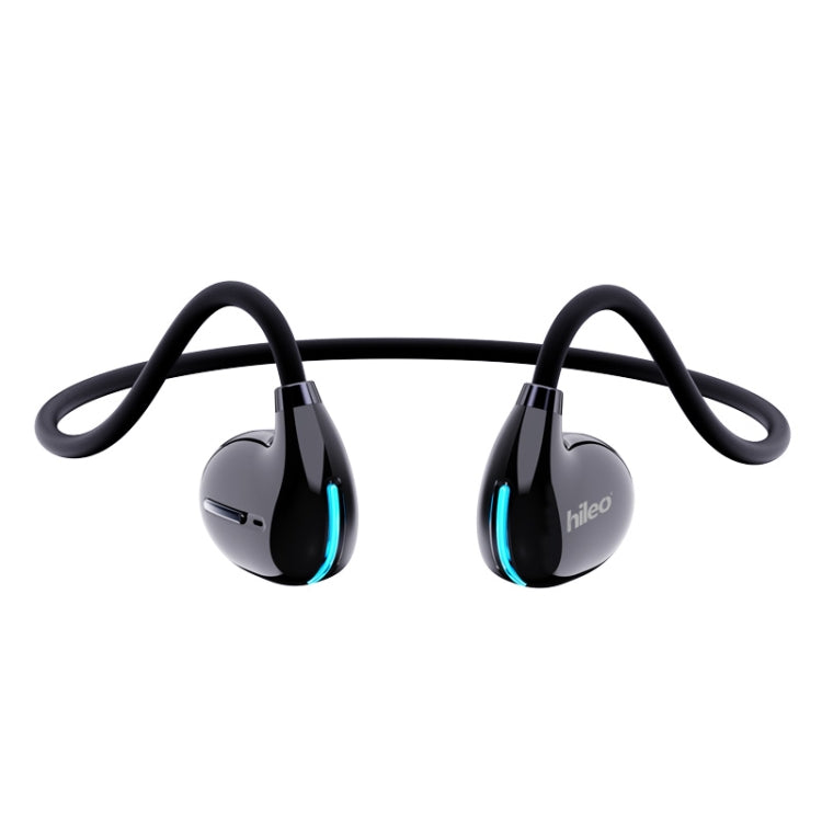 Hileo Hi73 Wireless Bluetooth Hanging Neck IPX4 Sports Earphone(Black) by Hileo
