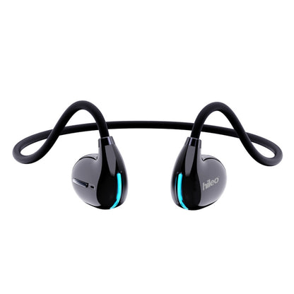 Hileo Hi73 Wireless Bluetooth Hanging Neck IPX4 Sports Earphone(Black) by Hileo