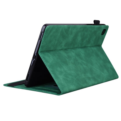 For Samsung Galaxy Tab A9 / A11 Splicing Shockproof Leather Tablet Case(Green) by bashfashion