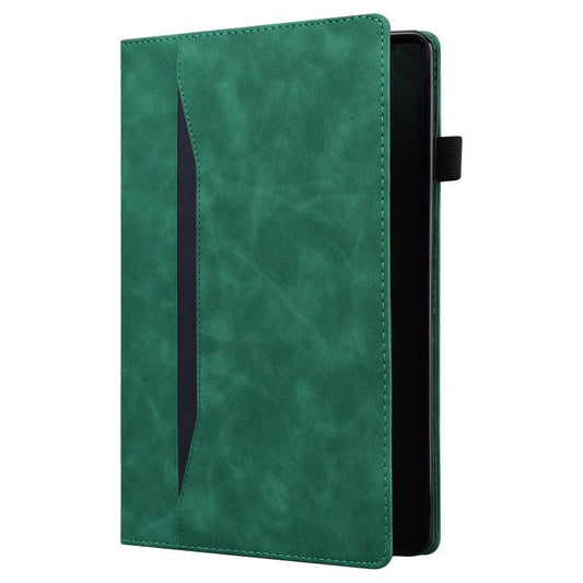 For Samsung Galaxy Tab S10 FE+ Splicing Shockproof Leather Tablet Case(Green) by bashfashion