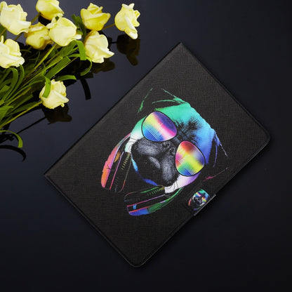 For Samsung Galaxy Tab A11+ / A9+ Colored Drawing Horizontal Flip PU Tablet Case with Sleep / Wake-up Function(Eye Dog) by bashfashion