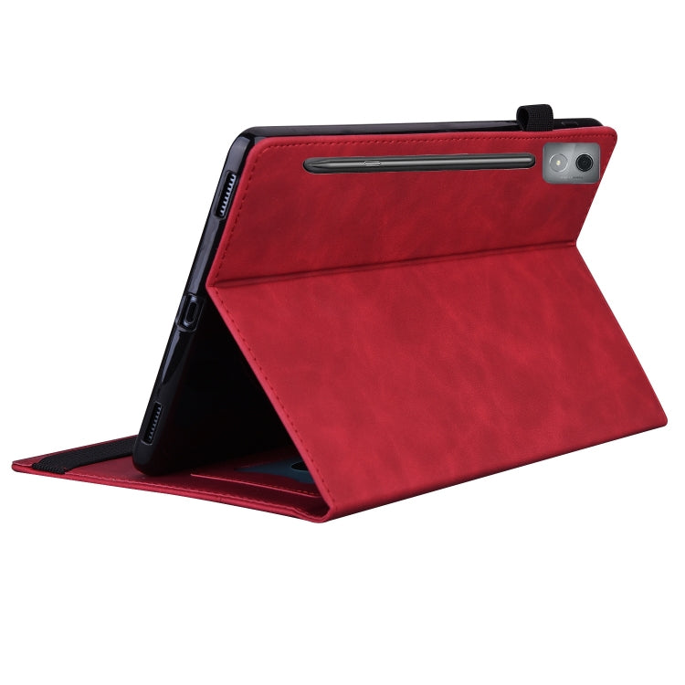 For Lenovo Xiaoxin Pad Pro 12.7 Splicing Shockproof Leather Tablet Case(Red) by bashfashion