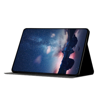 For Samsung Galaxy Tab A11+ / A9+ Solid Color Crocodile Texture Smart PU Tablet Case with Sleep / Wake-up Function(Green) by bashfashion