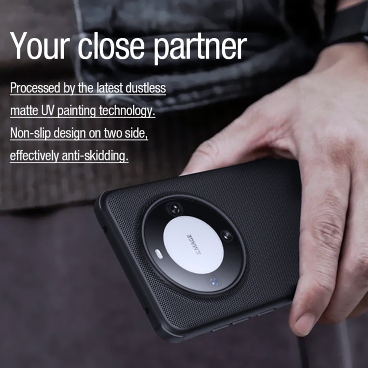 For Huawei Mate 60 NILLKIN Frosted Shield Pro Magnetic Magsafe Phone Case(Black) by NILLKIN