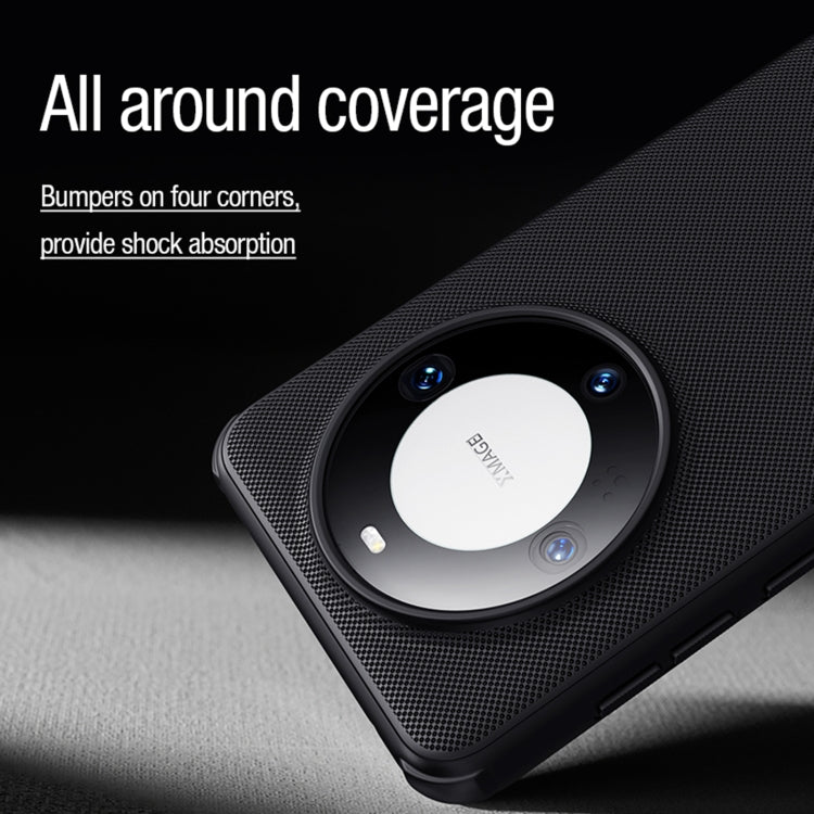 For Huawei Mate 60 NILLKIN Frosted Shield Pro Magnetic Magsafe Phone Case(Black) by NILLKIN