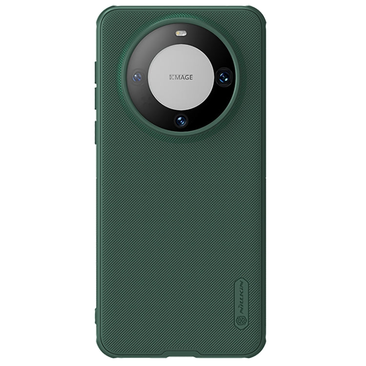 For Huawei Mate 60 NILLKIN Frosted Shield Pro Magnetic Magsafe Phone Case(Green) by NILLKIN