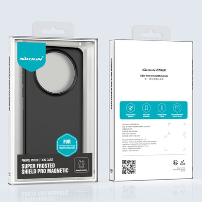 For Huawei Mate 60 NILLKIN Frosted Shield Pro Magnetic Magsafe Phone Case(Green) by NILLKIN