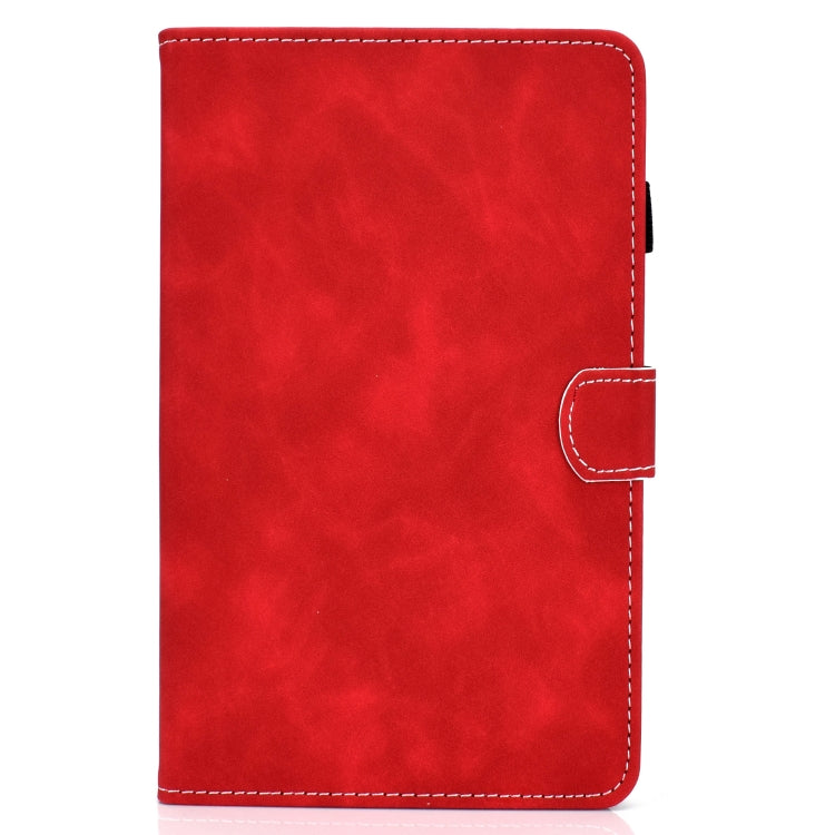 For Samsung Galaxy Tab A11 / A9 Cowhide Texture Horizontal Flip Leather Tablet Case(Red) by bashfashion