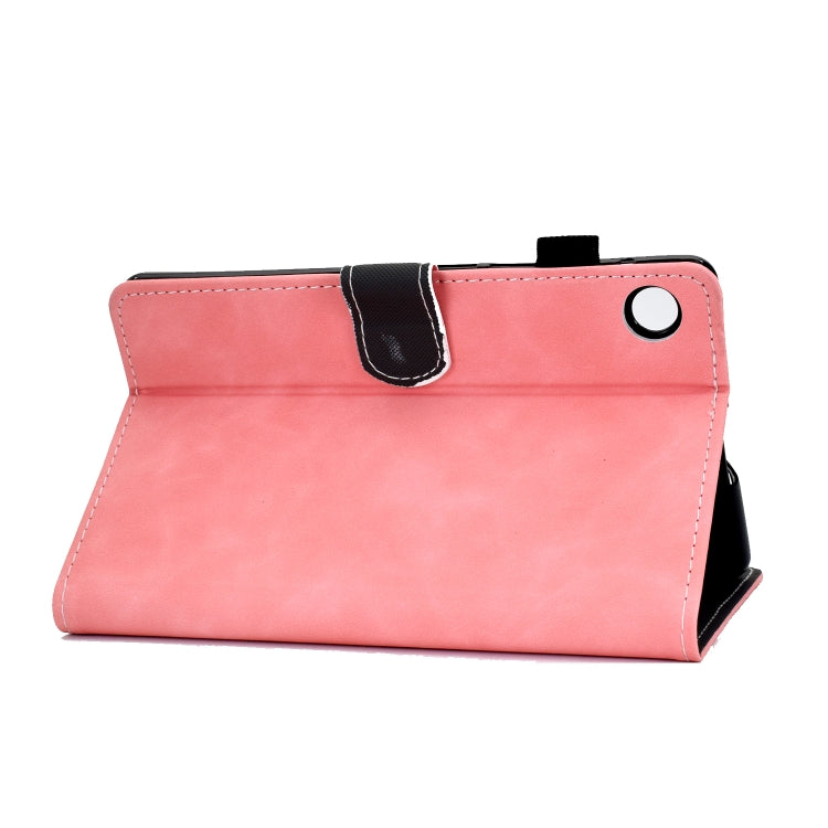 For Samsung Galaxy Tab A11+ / A9+ Cowhide Texture Horizontal Flip Leather Tablet Case with Sleep / Wake-up Function(Rose Gold) by bashfashion