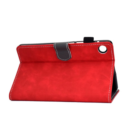 For Samsung Galaxy Tab A11+ / A9+ Cowhide Texture Horizontal Flip Leather Tablet Case with Sleep / Wake-up Function(Red) by bashfashion