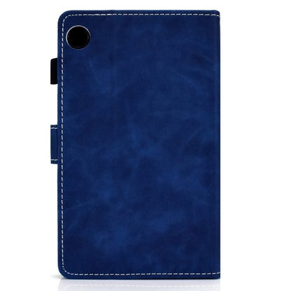 For Samsung Galaxy Tab A11+ / A9+ Cowhide Texture Horizontal Flip Leather Tablet Case with Sleep / Wake-up Function(Blue) by bashfashion