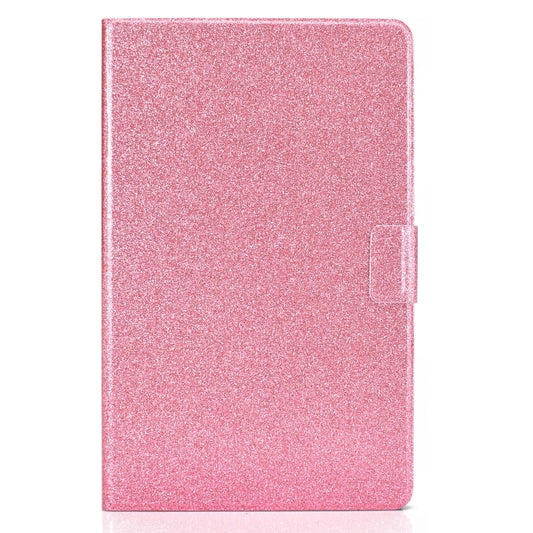 For Samsung Galaxy Tab A11+ / A9+ Glitter Powder Leather Tablet Case with Sleep / Wake-up Function(Pink) by bashfashion