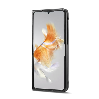 For Huawei Mate X3 LC.IMEEKE 3 in 1 Carbon Fiber Texture Shockproof Phone Case(Black) by LC.IMEEKE