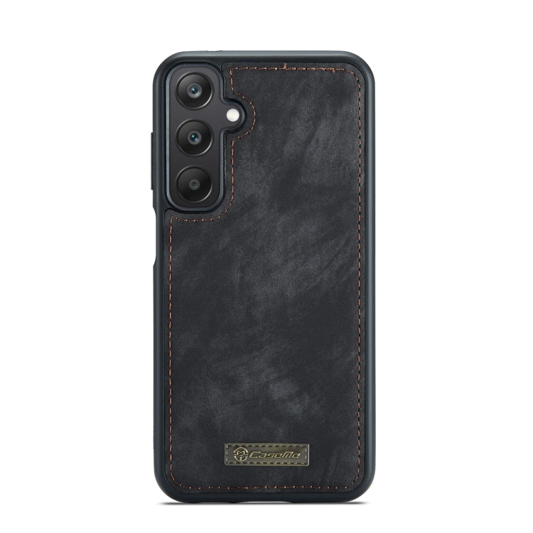 For Samsung Galaxy A25 4G CaseMe 008 Multifunctional Zipper Wallet Leather Phone Case with Lanyard(Black) by CaseMe