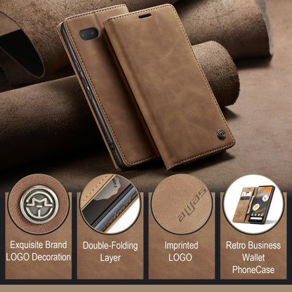 For Google Pixel 6A CaseMe 013 Multifunctional Horizontal Flip Leather Phone Case(Brown) by CaseMe