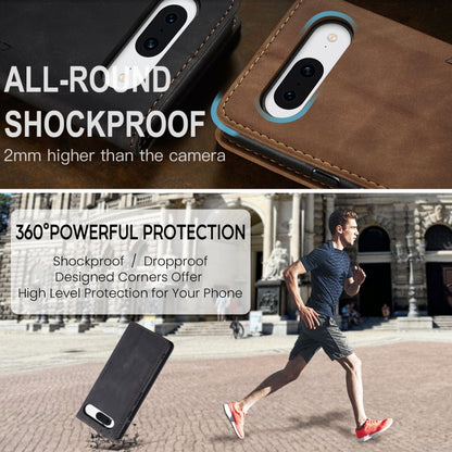 For Google Pixel 8A CaseMe 013 Multifunctional Horizontal Flip Leather Phone Case(Black) by CaseMe