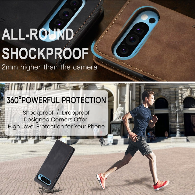 For Google Pixel 10 Pro XL / 9 Pro XL CaseMe 013 Multifunctional Horizontal Flip Leather Phone Case(Black) by CaseMe