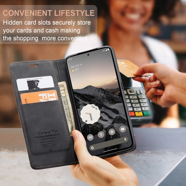 For Google Pixel 10 / 10 Pro / 9 CaseMe 013 Multifunctional Horizontal Flip Leather Phone Case(Black) by CaseMe