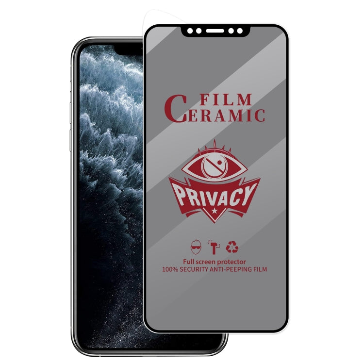 For iPhone 11 Pro Max / XS Max Full Coverage HD Privacy Ceramic Film by bashfashion