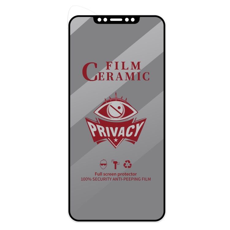 For iPhone 11 Pro Max / XS Max Full Coverage HD Privacy Ceramic Film by bashfashion