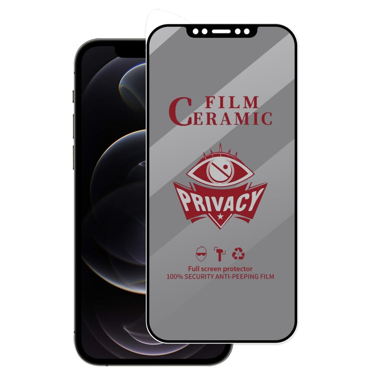 For iPhone 12 / 12 Pro Full Coverage HD Privacy Ceramic Film by bashfashion