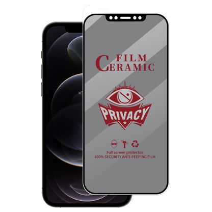 For iPhone 12 / 12 Pro Full Coverage HD Privacy Ceramic Film by bashfashion