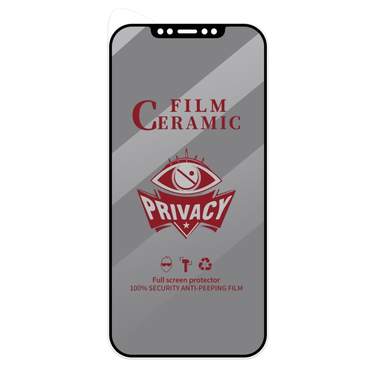 For iPhone 12 / 12 Pro Full Coverage HD Privacy Ceramic Film by bashfashion