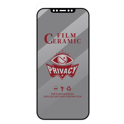 For iPhone 12 / 12 Pro Full Coverage HD Privacy Ceramic Film by bashfashion