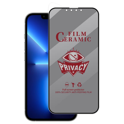 For iPhone 14 / 13 Pro / 13 Full Coverage HD Privacy Ceramic Film by bashfashion