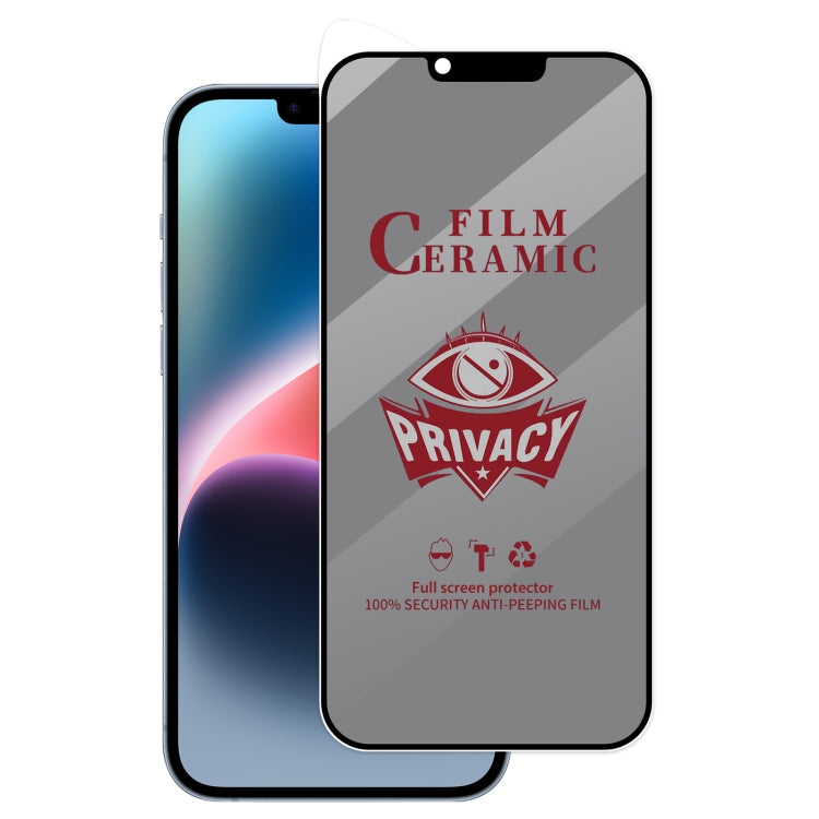For iPhone 13 Pro Max / 14 Plus Full Coverage HD Privacy Ceramic Film by bashfashion