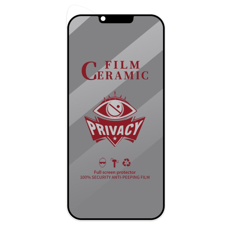 For iPhone 13 Pro Max / 14 Plus Full Coverage HD Privacy Ceramic Film by bashfashion