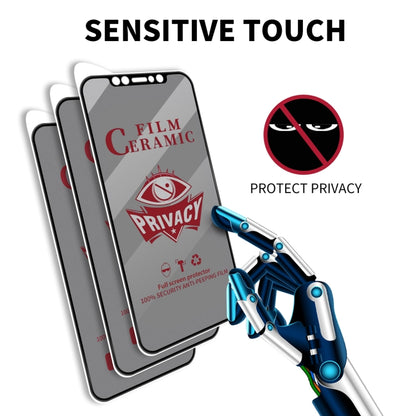 For iPhone 15 Full Coverage HD Privacy Ceramic Film by bashfashion