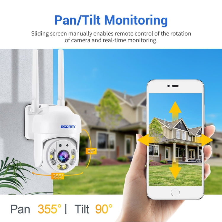 ESCAM TV114 4MP WiFi Camera Support Two-Way Voice & Night Vision & Motion Detection, Specification:AU Plug by ESCAM